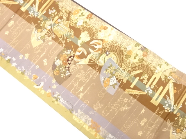 Japanese Kimono / Fukuro Obi Silk